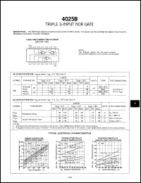 Click here to download 4025BDC Datasheet