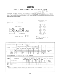 Click here to download 4085BFM Datasheet