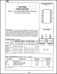 Click here to download 74156FCQR Datasheet