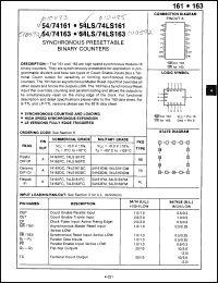 Click here to download 74LS161ASC Datasheet