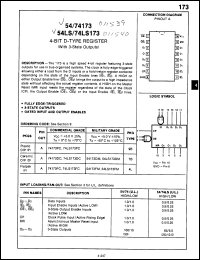 Click here to download 74LS173PC Datasheet