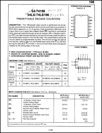 Click here to download 74LS196PC Datasheet
