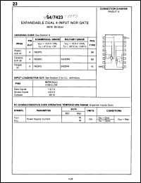 Click here to download 7423FCQR Datasheet