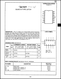 Click here to download 7477FCQR Datasheet