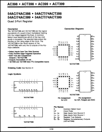 Click here to download 54ACT399LM Datasheet