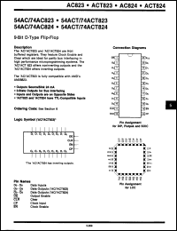 Click here to download 54AC823FMQB Datasheet