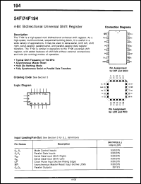 Click here to download 74F194FCQM Datasheet