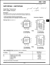 Click here to download 74F243FCQR Datasheet