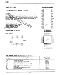 Click here to download 54F269DMQB Datasheet