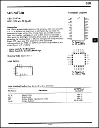 Click here to download 74F350PCQM Datasheet