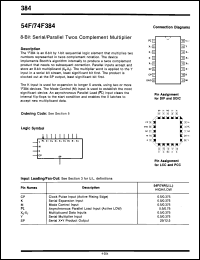 Click here to download 54F384FMQB Datasheet