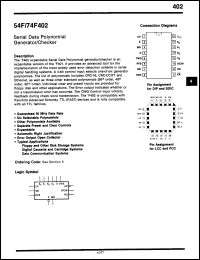 Click here to download 54F402L1MQB Datasheet