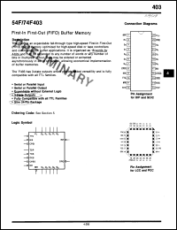 Click here to download 74F403PCQR Datasheet