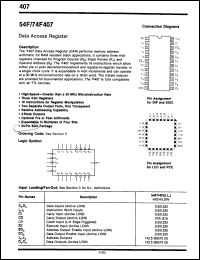 Click here to download 74F407QC Datasheet
