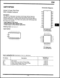 Click here to download 74F534DCQM Datasheet