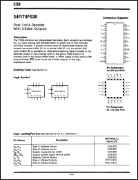 Click here to download 74F539FCQM Datasheet