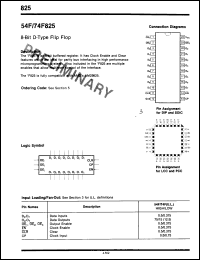Click here to download 74F825SPCQR Datasheet