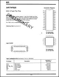 Click here to download 54F825DMQB Datasheet