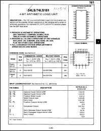 Click here to download 74LS181FC Datasheet