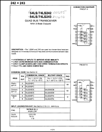 Click here to download 74LS242PCQR Datasheet