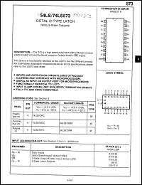 Click here to download 74LS573DCQM Datasheet