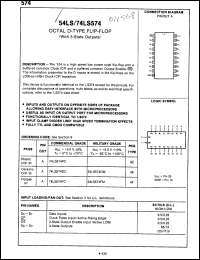 Click here to download 54LS574FM Datasheet