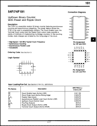 Click here to download 74F191FCQM Datasheet