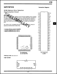 Click here to download 74F418QC Datasheet