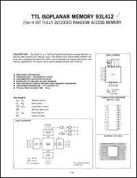 Click here to download 93L412DCQB Datasheet