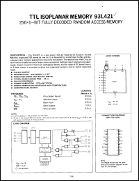 Click here to download 93L421FMQB Datasheet