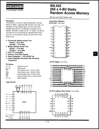 Click here to download 93L422DCQB Datasheet