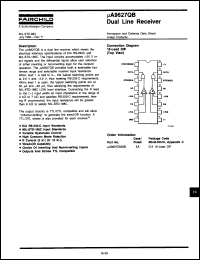 Click here to download UA9627DC Datasheet