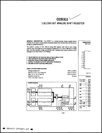 Click here to download CCD311DCQR Datasheet