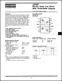 Click here to download UA3487DC Datasheet