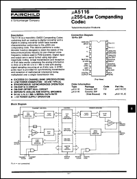 Click here to download UA5116DCQM Datasheet