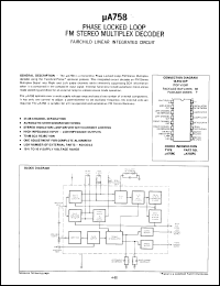 Click here to download UA758PCQR Datasheet