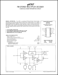 Click here to download UA767PCQR Datasheet