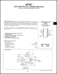 Click here to download UA781PC Datasheet