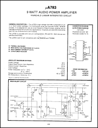 Click here to download UA783P3CQM Datasheet