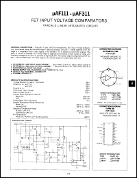 Click here to download UAF311HCQR Datasheet