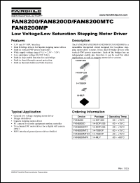 Click here to download FAN8200_04 Datasheet