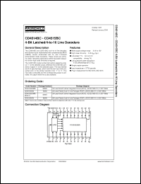 Click here to download CD4514BC_04 Datasheet