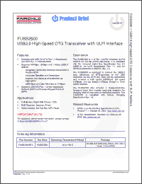 Click here to download FUSB2500GFX Datasheet