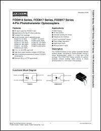 Click here to download FOD814W Datasheet