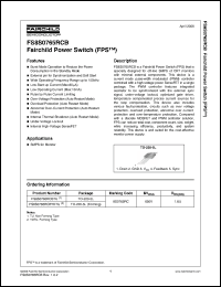 Click here to download FS8S0765RCB_06 Datasheet