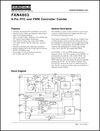 Click here to download FAN4803CP-1 Datasheet
