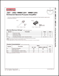 Click here to download MMBFJ203 Datasheet