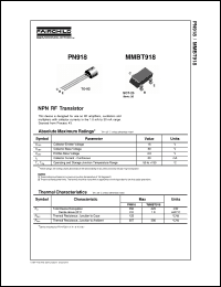 Click here to download PN918_01 Datasheet