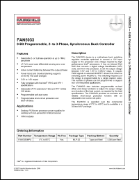 Click here to download FAN5033MPX Datasheet