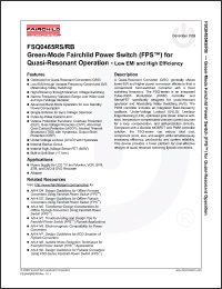 Click here to download FSQ0465RS Datasheet